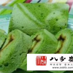 茶叶美食：抹茶彩布蛋糕卷